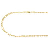 Genuine 10K Yellow Gold Figaro Chain 3.50mm Necklace High Polished 16-30 Inches
