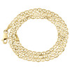 Real 10K Yellow Gold Solid Flat Mariner Chain 3.25mm Necklace Plain 16-26 Inches