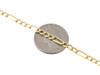 Mens Real 10K Yellow Gold Figaro Chain 4mm Necklace High Polished 16-30 Inches