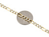 Real 10K Yellow Gold Diamond Cut Figaro Style Chain 4.60mm Necklace 18-30 Inch