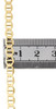 Real 10K Yellow Gold Solid Flat Mariner Chain 5mm Necklace Plain 16-30 Inches