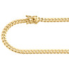 Mens 10K Yellow Gold Hollow Miami Cuban Link Chain 5.50mm Box Clasp 20-30 Inches