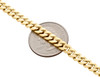 Mens 10K Yellow Gold Hollow Miami Cuban Link Chain 5.50mm Box Clasp 20-30 Inches