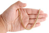 10K Yellow Gold Solid Franco Box Chain Closed Link 4.50mm Necklace 24 - 30 Inch