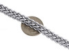 Real 10K White Gold 3D Hollow Franco Box Link Chain 6.75mm Necklace 30-40 Inches