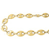 10K Yellow Gold 16MM Wide Puffed Gucci Mariner Link Chain Necklace 30-36 Inches