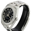 Mens 41mm 116300 Rolex DateJust II Steel Diamond Watch Black Roman Dial 3 CT.