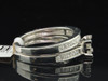 Princess Diamond Bridal Set 14K White Gold Engagement Ring Wedding Band 1 Ct.
