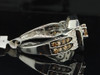 Ladies 10K White Gold .68 Ct. Round Cut Champagne Brown Diamond Engagement Ring