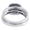 Diamond Princess Solitaire Engagement Wedding Ring White Gold Bridal Set 1.50 Ct