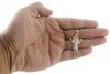 Diamond Baby Jesus Christ Pendant 10K Yellow Gold Round Cut Pave Charm 0.63 Ct.