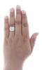 Diamond Trio Set 10K White Gold Ladies Engagement Ring Mens Wedding Band .40 Ct.