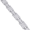 Diamond Bracelet Men's 10K Yellow Gold Round Cut Pave Designer Link 2.20 Tcw.