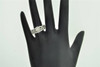 Solitaire Diamond Bridal Set Round Pave Engagement Ring 10K White Gold 0.40 Ct