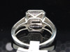 LADIES 10K WHITE GOLD .25C DIAMOND PAVE RIGHT HAND RING