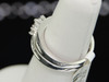 Diamond Solitaire Bridal Set 14K White Gold Princess Cut Engagement Wedding Ring