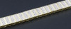 Statement Diamond Bracelet Mens Sterling Silver 7.25" Pave Round Cut 2.50 Ct.