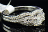 Round Diamond Solitaire Bridal Set 14K White Gold Engagement Ring 3/4 Tcw.