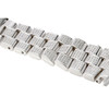 Brandneues 24-mm-Diamantarmband für Herren mit individuellem Set Breitling Super Avenger mit 2,50 ct.