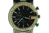 Mens Custom Gucci YA101331 Black PVD "G" Chrono Yellow Diamond Watch 6.50 ct.