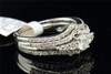 Diamond Solitaire Engagement Ring White Gold Round Wedding Bridal Set 1.01 Tcw.