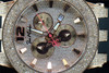 Nuevo Joe Rodeo Broadway JRBR6 Reloj de diamantes Banda de poliuretano Esfera rosa rosa 5 ct
