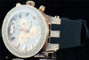 Nuovo orologio Joe Rodeo Broadway JRBR6 con diamanti, cinturino in poliuretano, quadrante rosa rosa, 5 ct