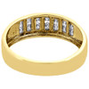Ladies 14K Yellow Gold Diamond Engagement Ring Trio Set Mens Wedding Band .80 Ct