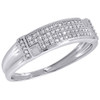 Diamond Trio Set His Her Matching Engagement Wedding Ring 10k White Gold 1/2 Ct