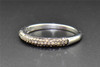 Brown Diamond Wedding Band 14K White Gold Round Cut Engagement Ring 0.28 Ct