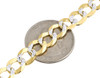 Real 10K Yellow Gold Solid Diamond Cut Cuban Link Chain 8.50mm Necklace 20 - 30"