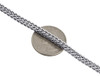Real 10K White Gold 3D Hollow Franco Box Link Chain 3.75mm Necklace 24-40 Inches