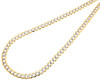 Real 10K Yellow Gold Solid Diamond Cut Cuban Link Chain 4.75mm Necklace 16 - 30"