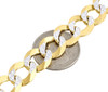 Real 10K Yellow Gold Solid Diamond Cut Cuban Link Chain 13mm Necklace 22" - 36"