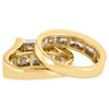 Princess Diamond Yellow Gold Bridal Set Engagement Wedding Ring 5 Ct.