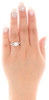 14K Yellow Gold Solitaire Diamond Infinity Love Halo Engagement Ring 0.75 CT.