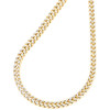 10K Yellow Gold 3D Diamond Cut Hollow Franco Box Chain 3mm Necklace 20-30 Inch