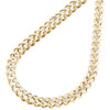 10K Yellow Gold 3D Diamond Cut Hollow Franco Box Chain 4.5mm Necklace 20-28 Inch