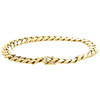 Mens Real 10K Yellow Gold 9mm Solid Miami Cuban Link Fancy Bracelet Box Clasp 9"