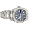 Rolex DateJust II 41mm Diamond Watch 116300 U CUT Prong Bezel Blue Stick 5.10 CT.