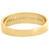 14K Yellow Gold Diamond Trio Set Matching Engagement Ring & Wedding Band 0.75 Ct