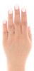 10K Yellow Gold Diamond Bypass Criss Cross Right Hand Cocktail Ring 1/5 Ct.