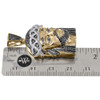 Genuine Pave Black Diamond Jesus Piece Charm 10K Yellow Gold 1.56" Pendant 1 Ct.