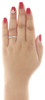 14K White Gold Round Diamond Contour Enhancer Ring Ladies Wedding Band 0.25 Ct.