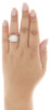 14K White Gold Solitaire Diamond Bridal Set Engagement Ring + Wedding Band 2 Ct.