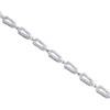 10K White Gold Diamond Fancy Statement Tapered Link Bracelet 7.50" | 3/4 CT. 10K White Gold Diamond Fancy Statement Tapered Link Bracelet 7.50" | 3/4 CT.