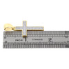 10K Yellow Gold Genuine Diamond Mini Cross Pendant 1.65" Mens Pave Charm 1/6 ct.