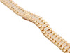 Ladies 18K Yellow Gold President Diamond Watch Band for Rolex DateJust 2.38 CT.