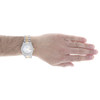 Rolex Datejust 16013 Diamantuhr, 18 Karat zweifarbig / Stahl, 36 mm, weißes Mop-Zifferblatt, 8 Karat