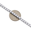14K White Gold Round Diamond Channel Set Ladies Dome Tennis Bracelet 7" 3 Ct.